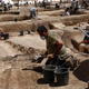 an archaeological dig in Israel